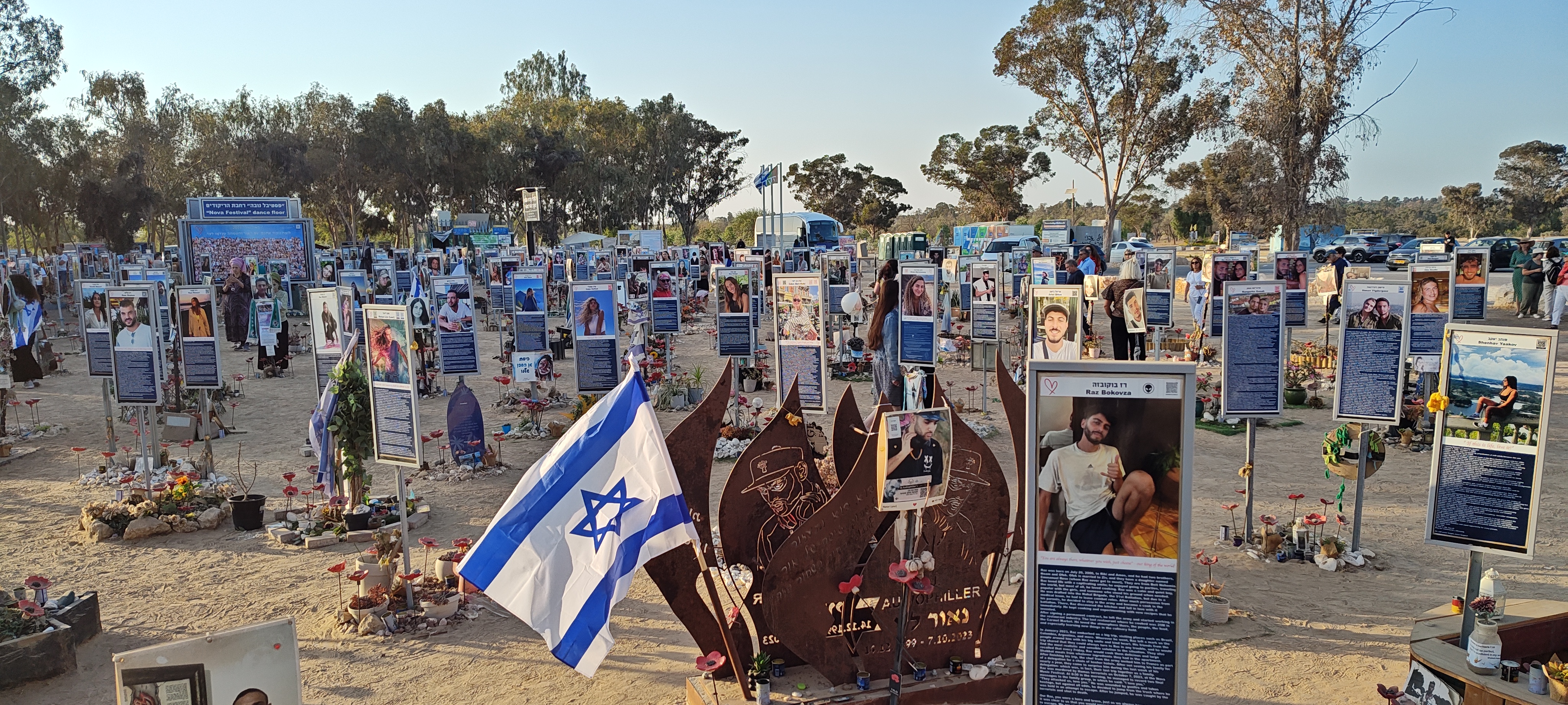 Visiting the Oct 7 Memorial